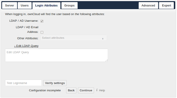 Login filter